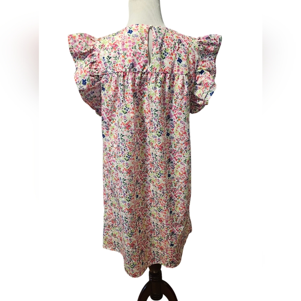 THML Floral Pink and White Dress - Picture 6 of 6